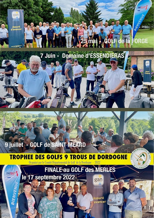 TROPHEE9trousaffiche Commission Handisport et sport adapté au comité de Golf Dordogne