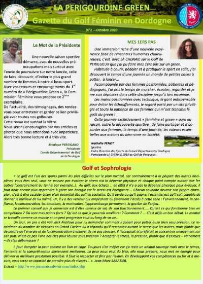Gazette-PERIGOURDINE-02-9583629a Commission féminine du Comité de Golf de la Dordogne