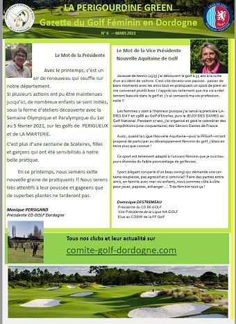 Gazette-PERIGOURDINE-06-cdff9d84 Commission féminine du Comité de Golf de la Dordogne